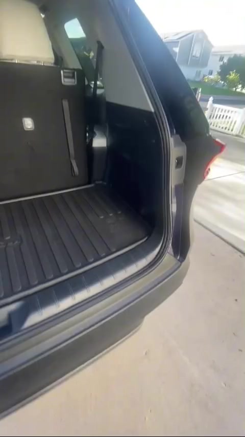 Freshly detailed light-colored vehicle interior